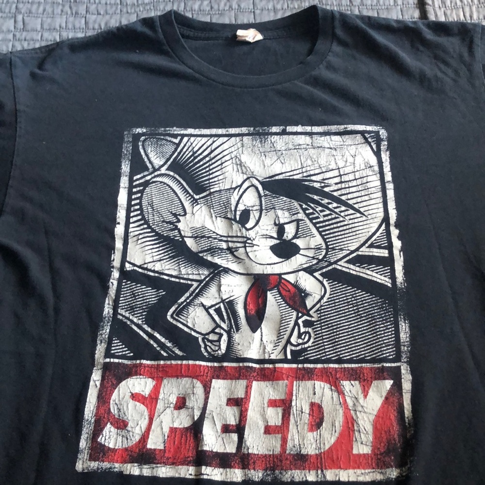 Black “Speedy” Gonzales cartoon 80’s Graphic T-Shirt